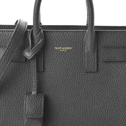 Saint Laurent Grained Calfskin Nano Sac De Jour Fog 9 of 9
