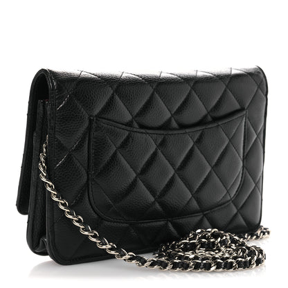Chanel Caviar Quilted Wallet On Chain WOC Black 3 of 14