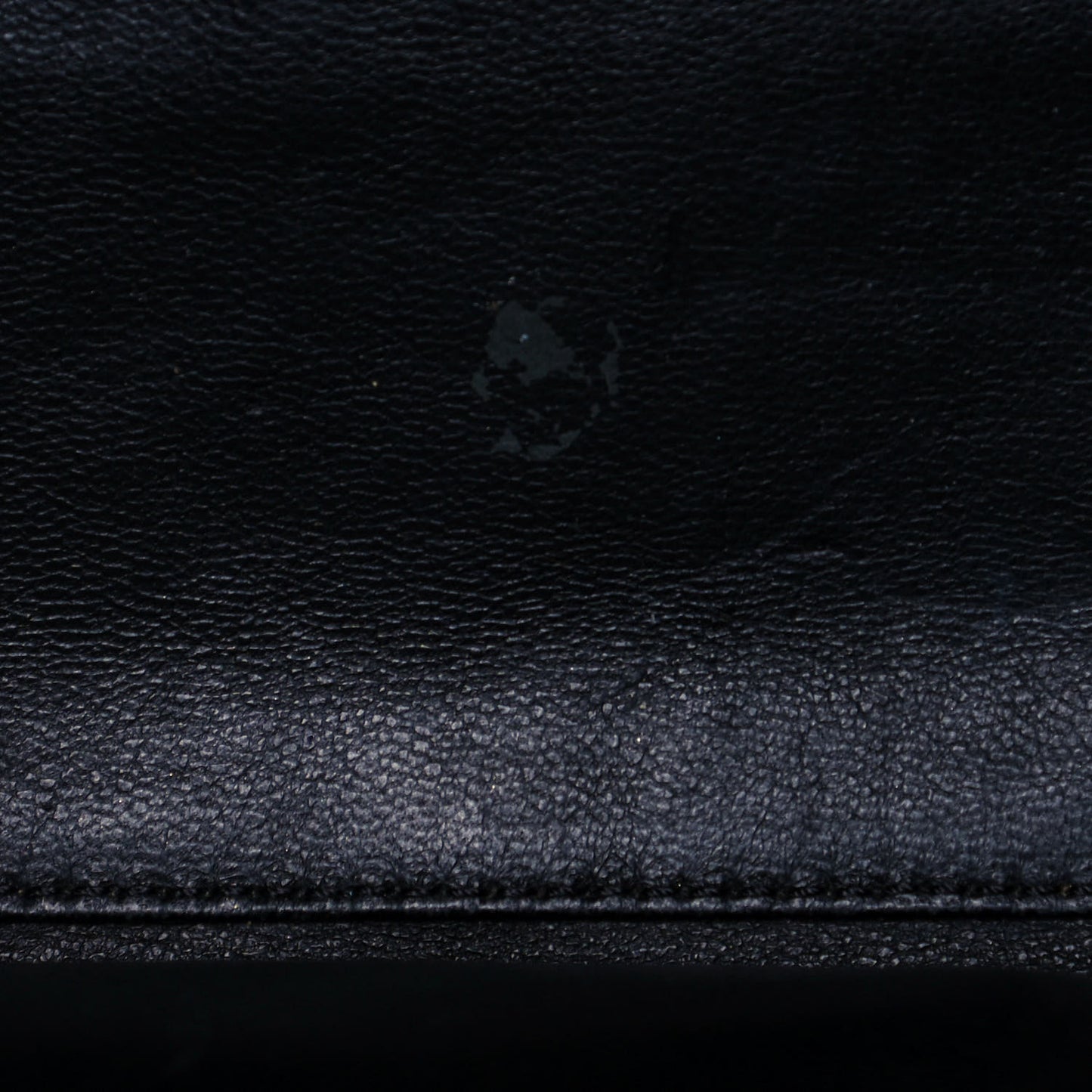 Smooth Calfskin Mini Bi-Color Luggage Forest Black