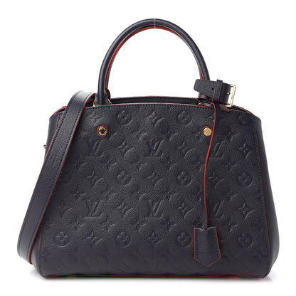 Louis Vuitton Empreinte Montaigne MM Marine Rouge 1 of 11