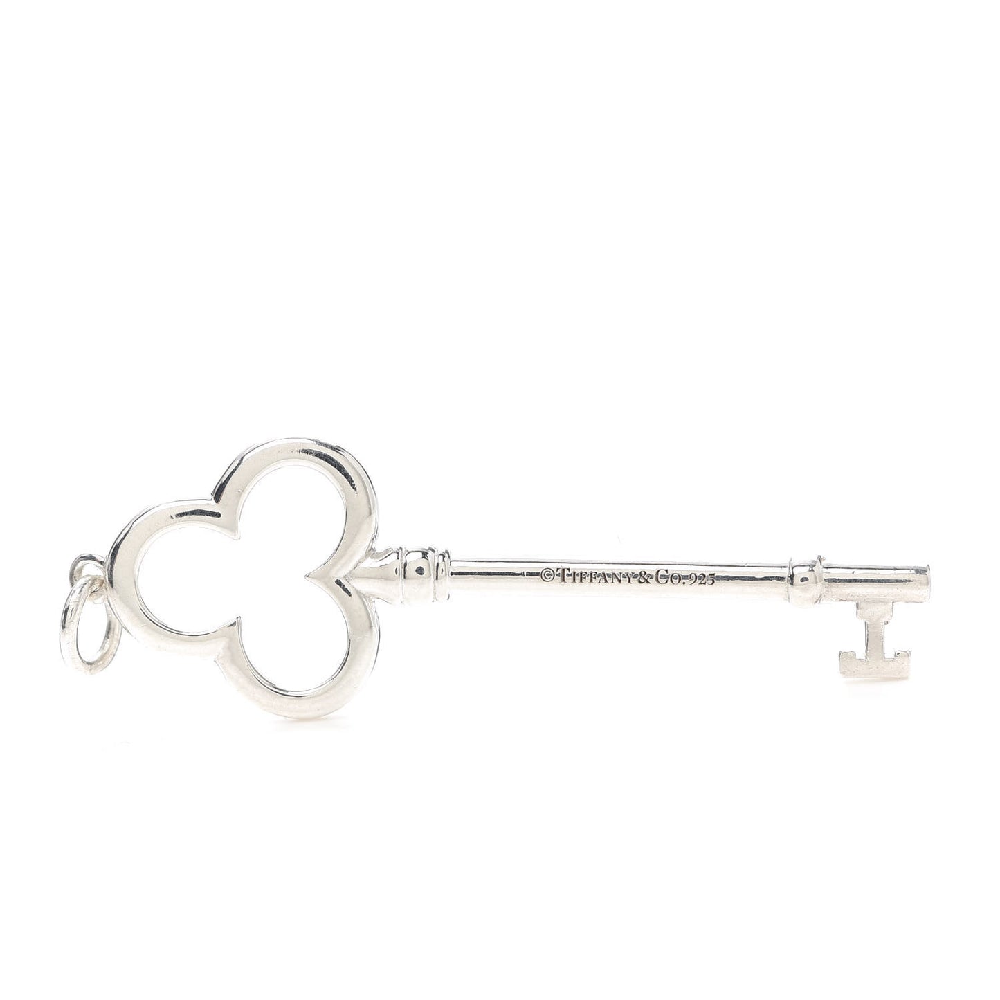Sterling Silver Trifoil Key Pendant