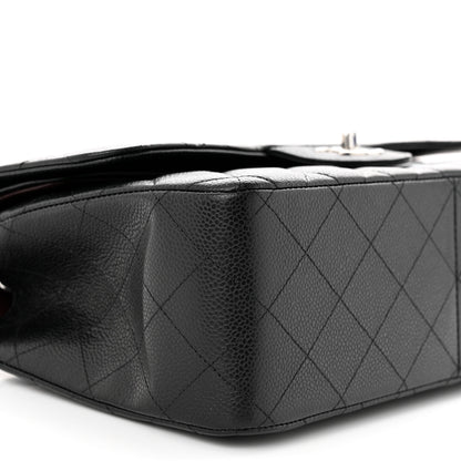 Chanel Caviar Quilted Jumbo Double Flap Black 9 of 14