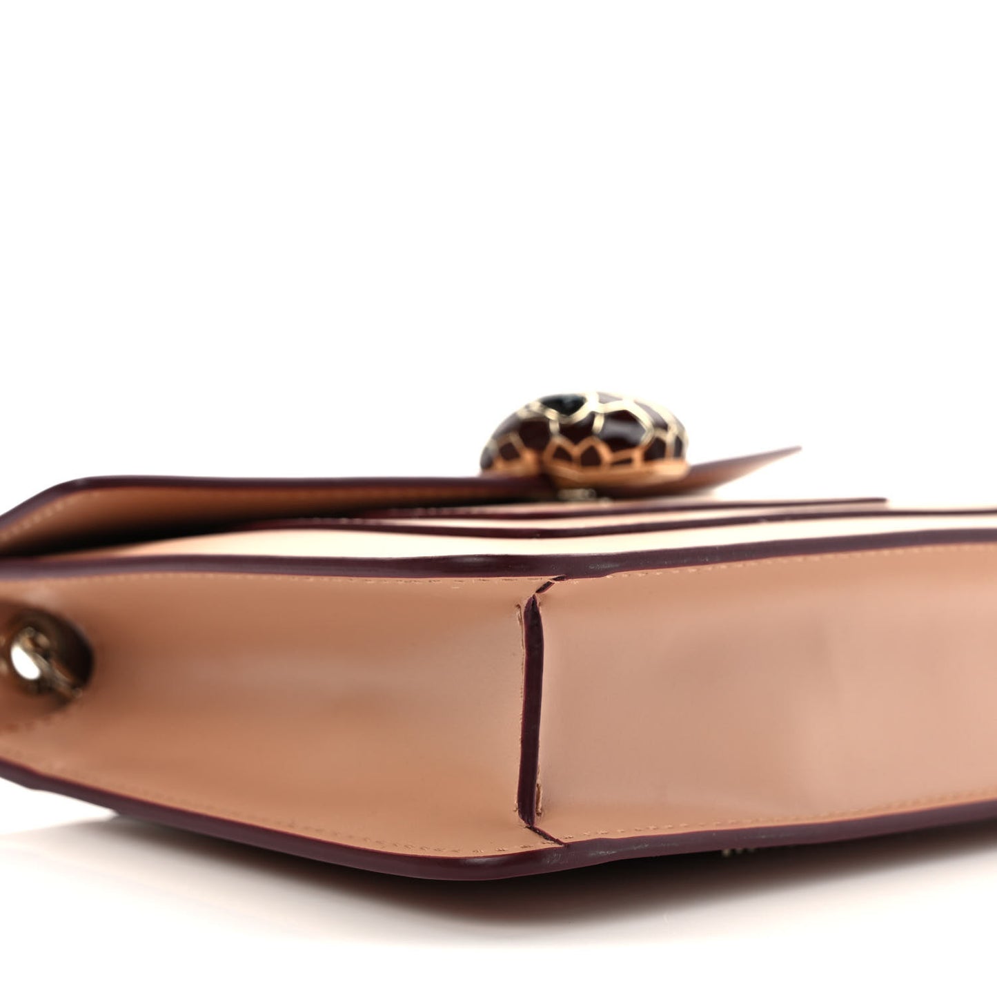 Calfskin Serpenti Forever Crossbody Bag Beige