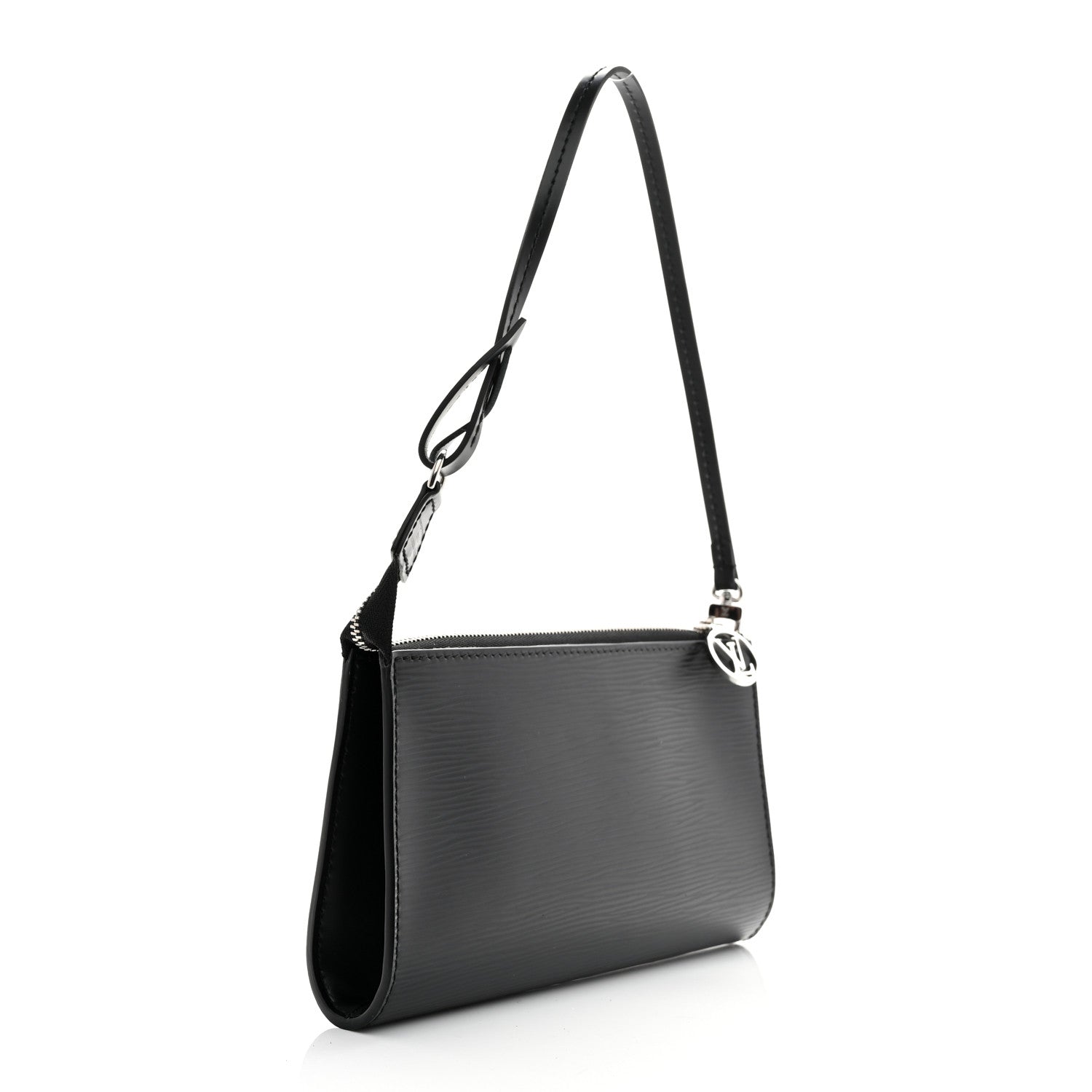 Louis Vuitton Epi Pochette Accessories 24 Black 3 of 9