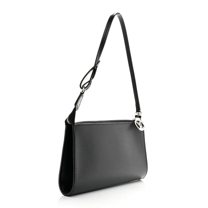 Louis Vuitton Epi Pochette Accessories 24 Black 3 of 9