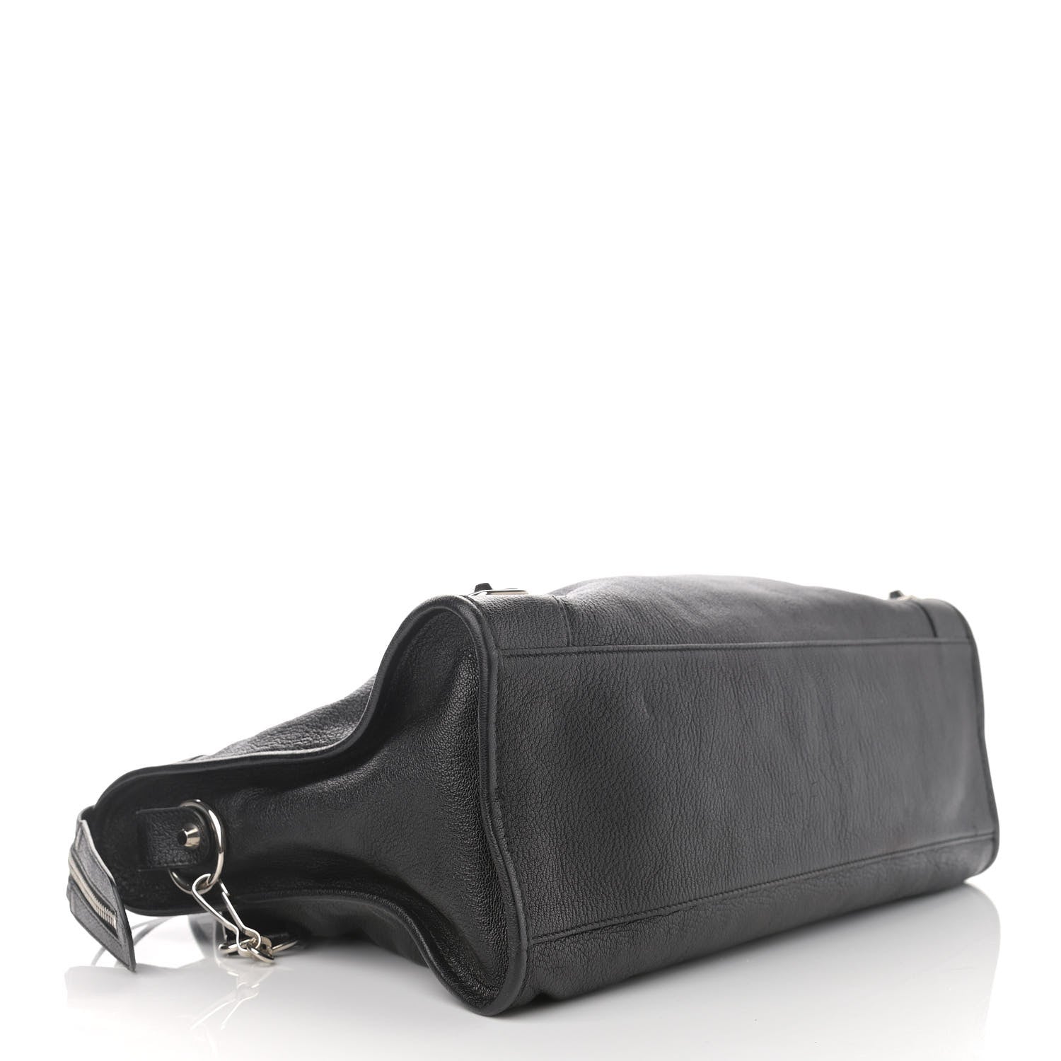 Balenciaga Chevre Silver Metallic Edge Hardware City Black 4 of 10