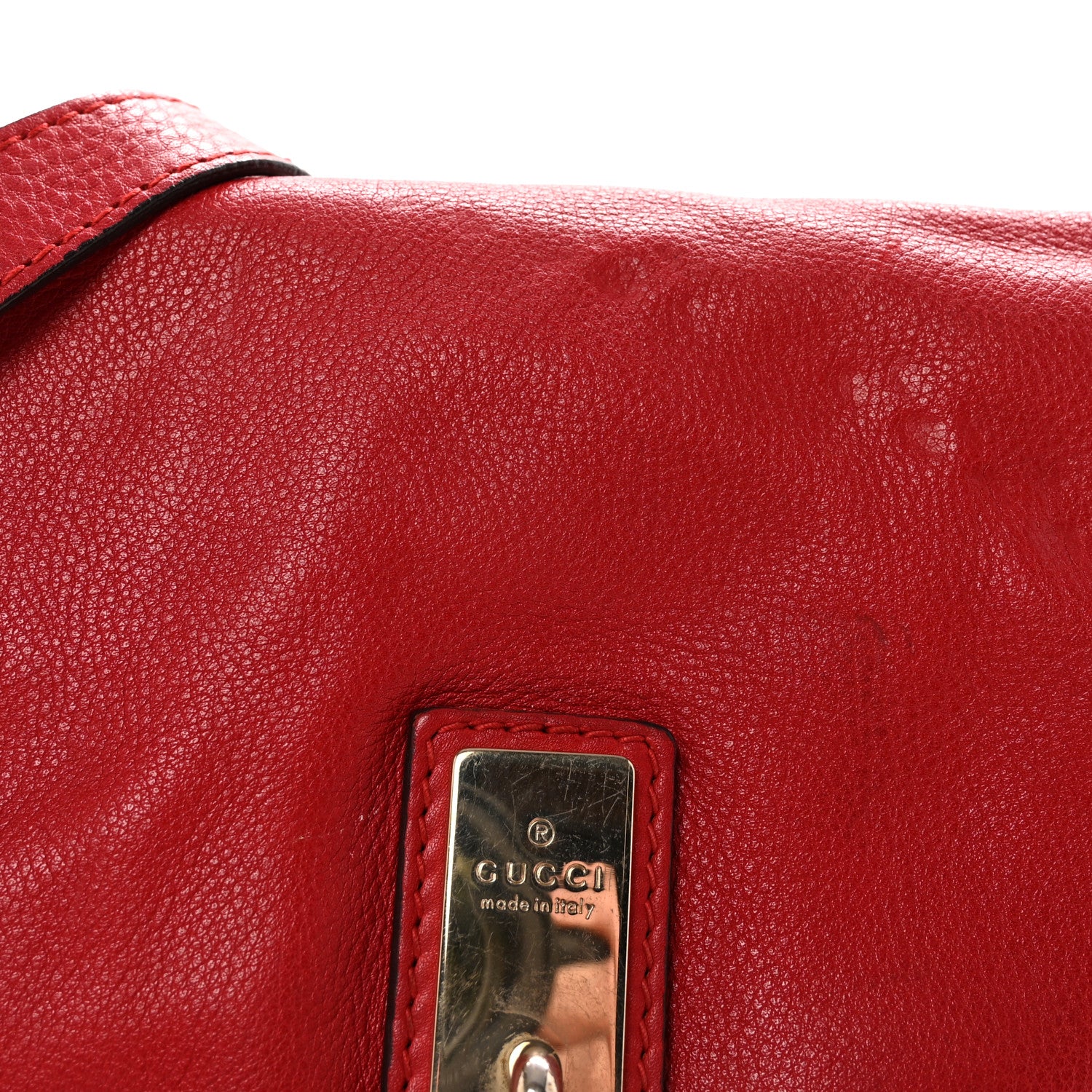Gucci Cellarius Calfskin Medium Bella Flap Bag Vulcanic Red 8 of 10