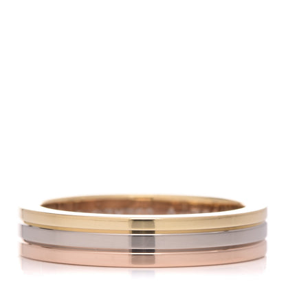 Cartier 18K Pink White Yellow Gold 3.5mm Vendome Louis Cartier Wedding Band Ring 45 3.25 1 of 5