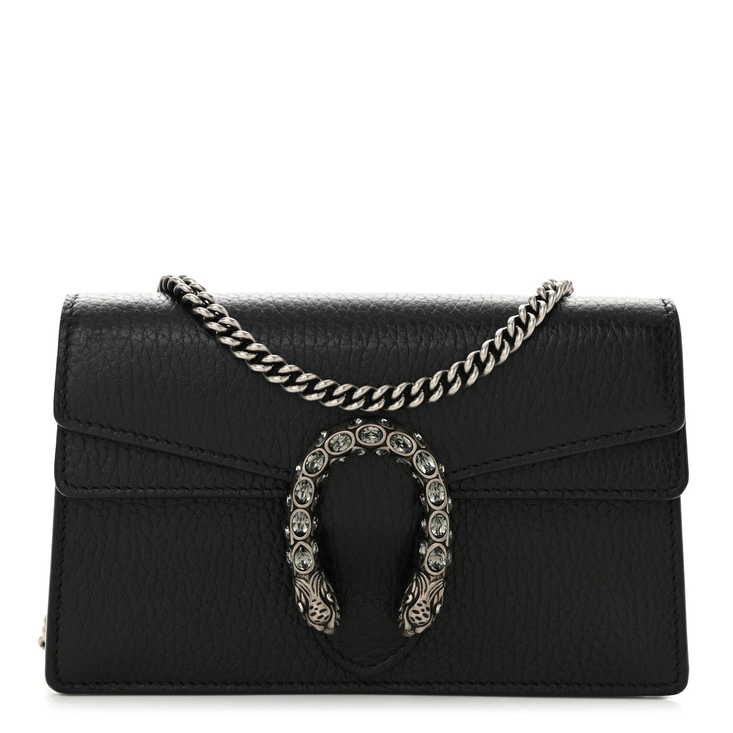 Calfskin Super Mini Dionysus Shoulder Bag Black