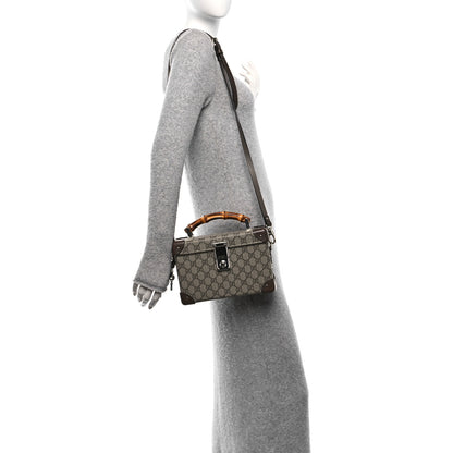 Gucci GG Supreme Monogram Globe-Trotter Beauty Case Brown 2 of 10