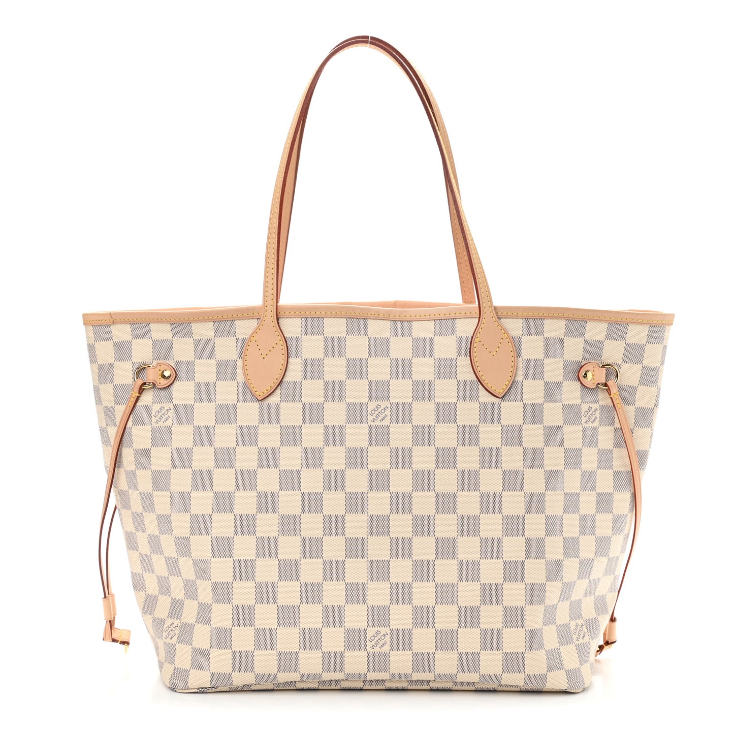 Damier Azur Neo Neverfull MM Rose Ballerine