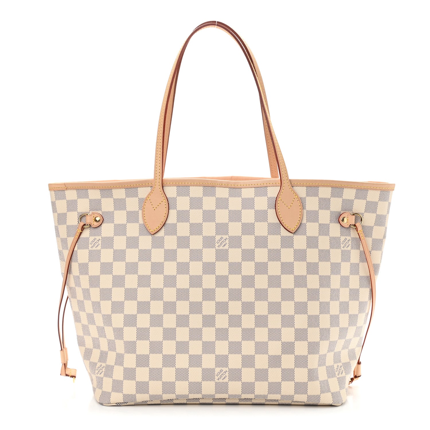Louis Vuitton Damier Azur Neo Neverfull MM Rose Ballerine 3 of 11