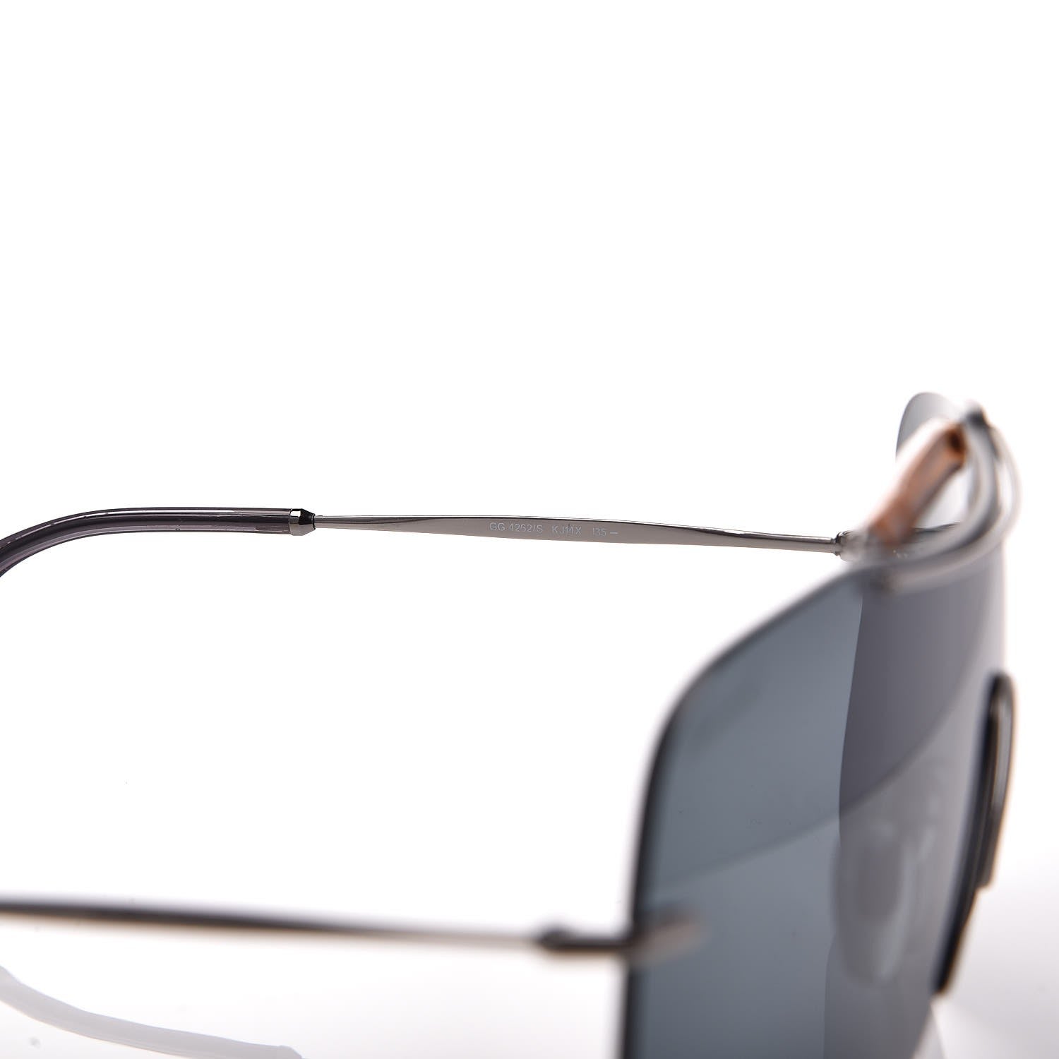 Gucci Metal Bamboo Shield GG 4262/S Sunglasses Black 7 of 9