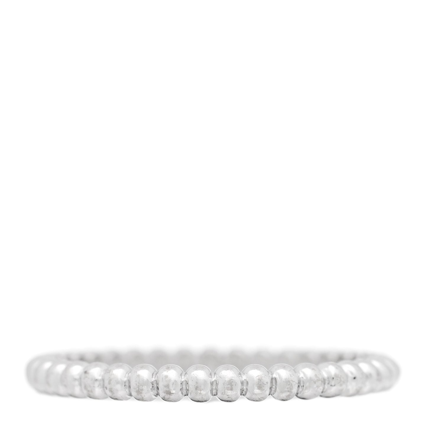 18K White Gold Small Perlee Ring 57 8