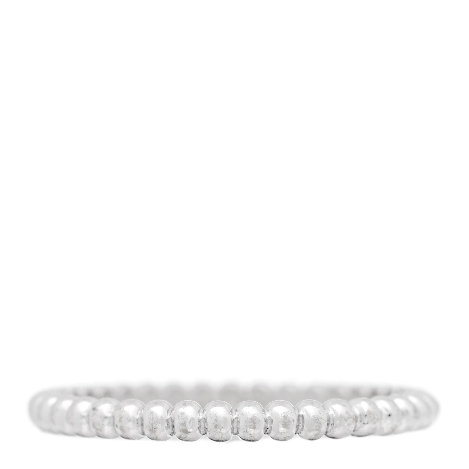 Van Cleef & Arpels 18K White Gold Small Perlee Ring 57 8 3 of 5