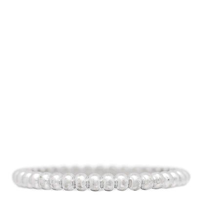 Van Cleef & Arpels 18K White Gold Small Perlee Ring 57 8 3 of 5