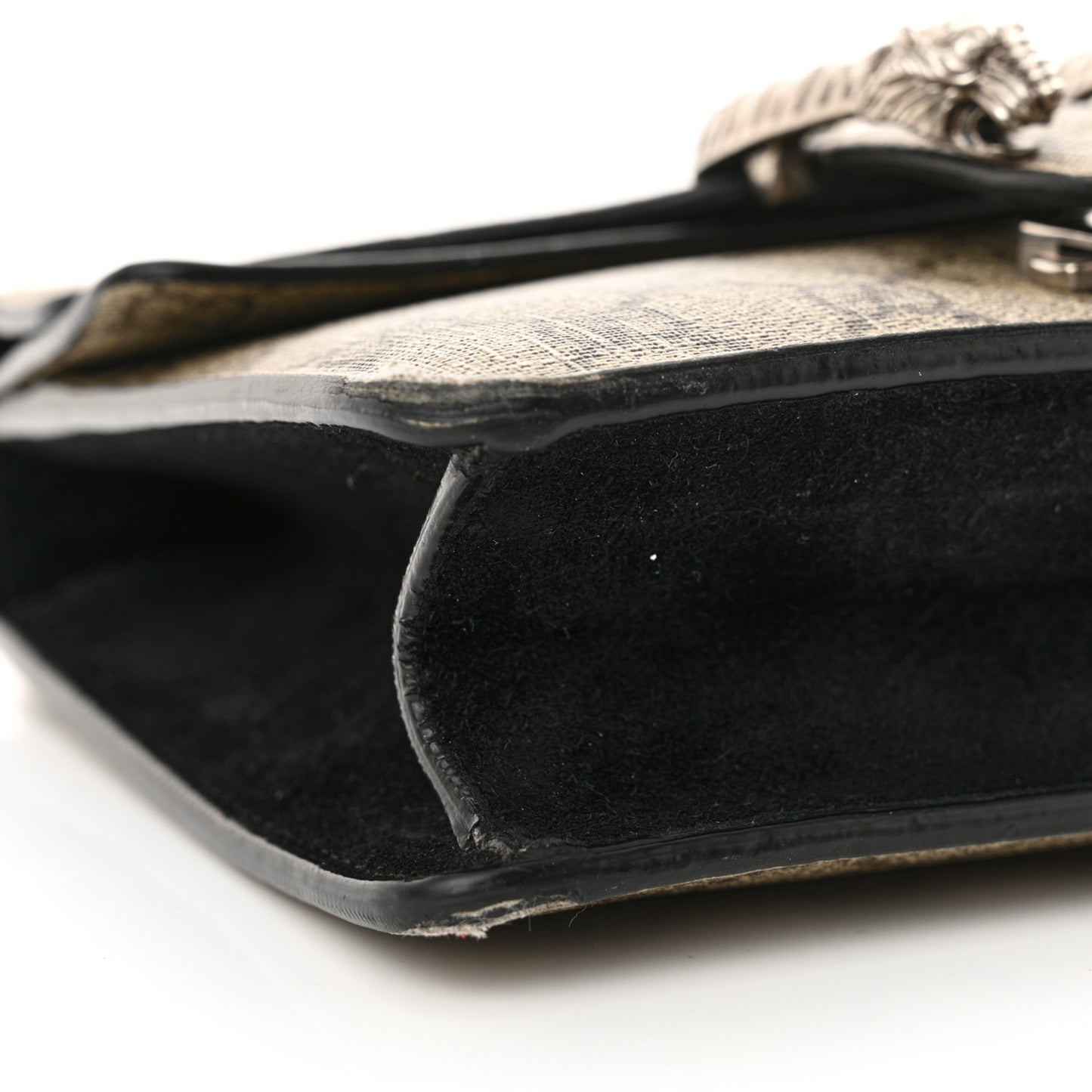 GG Supreme Monogram Mini Dionysus Shoulder Bag Black