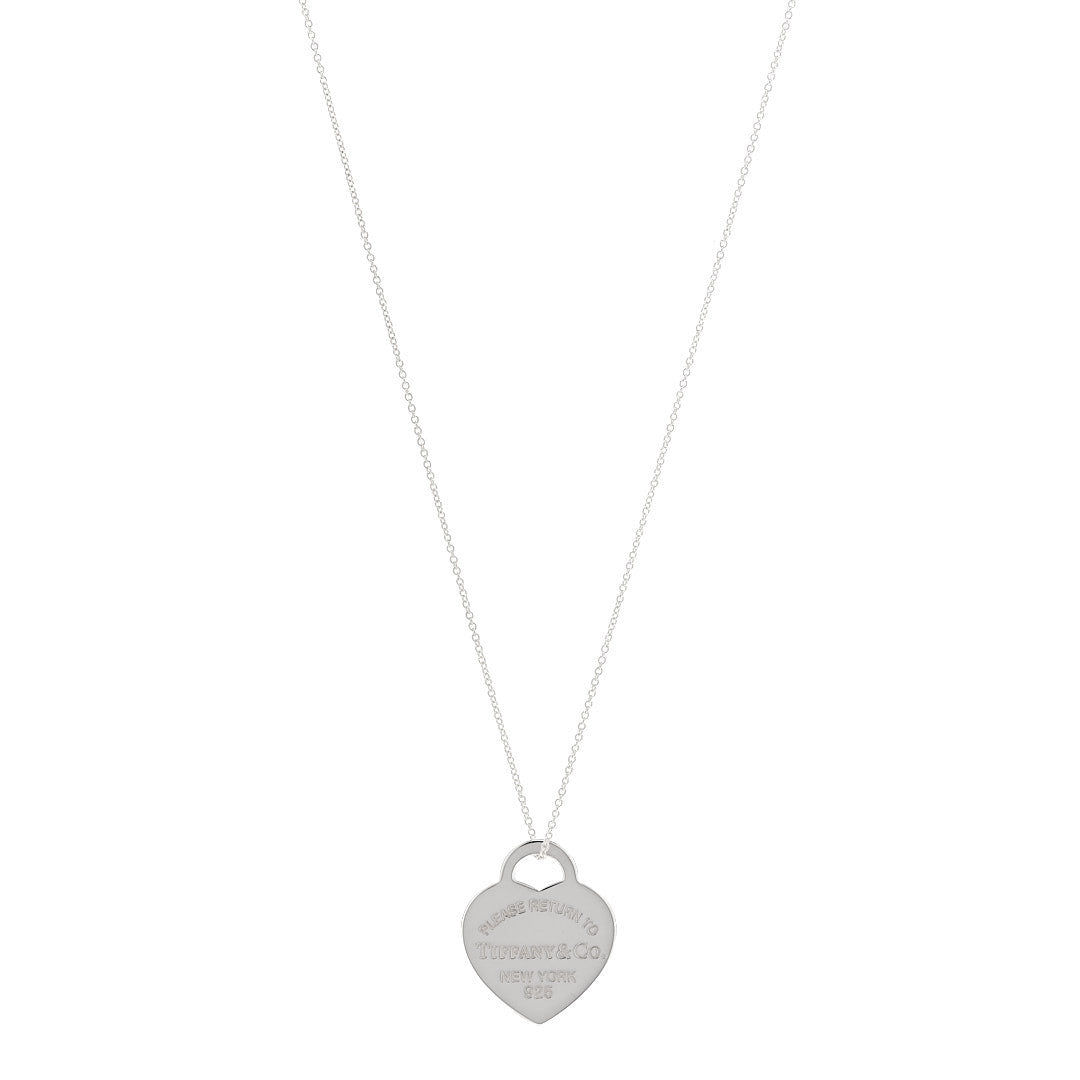 Sterling Silver Return to Tiffany Heart Pendant Necklace