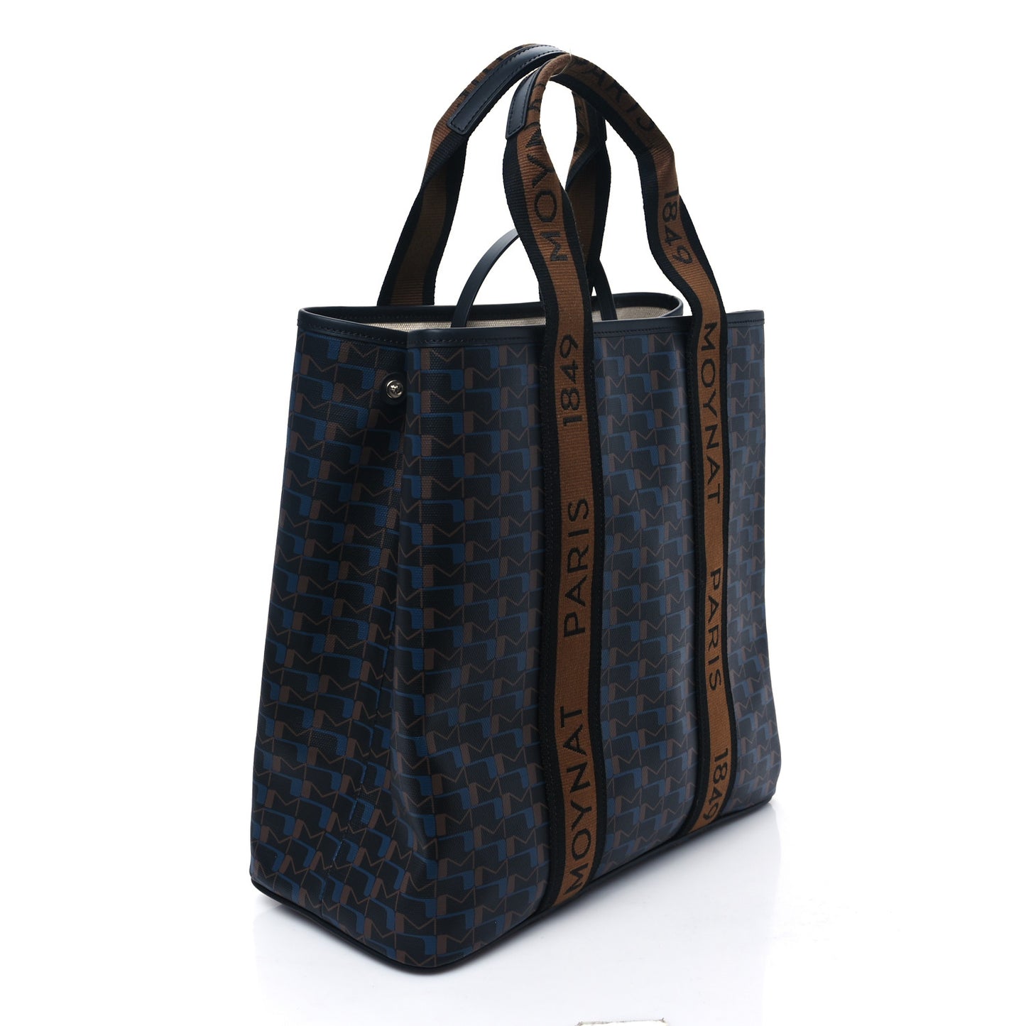 Canvas 1920 M Monogram Tote Black Brown