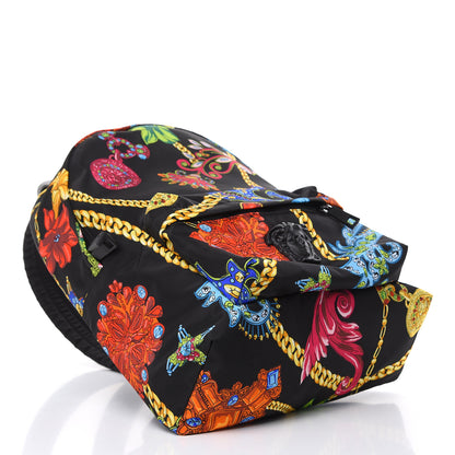 Versace Nylon Marsupio St Catene Medusa Backpack Black Multicolor 5 of 11