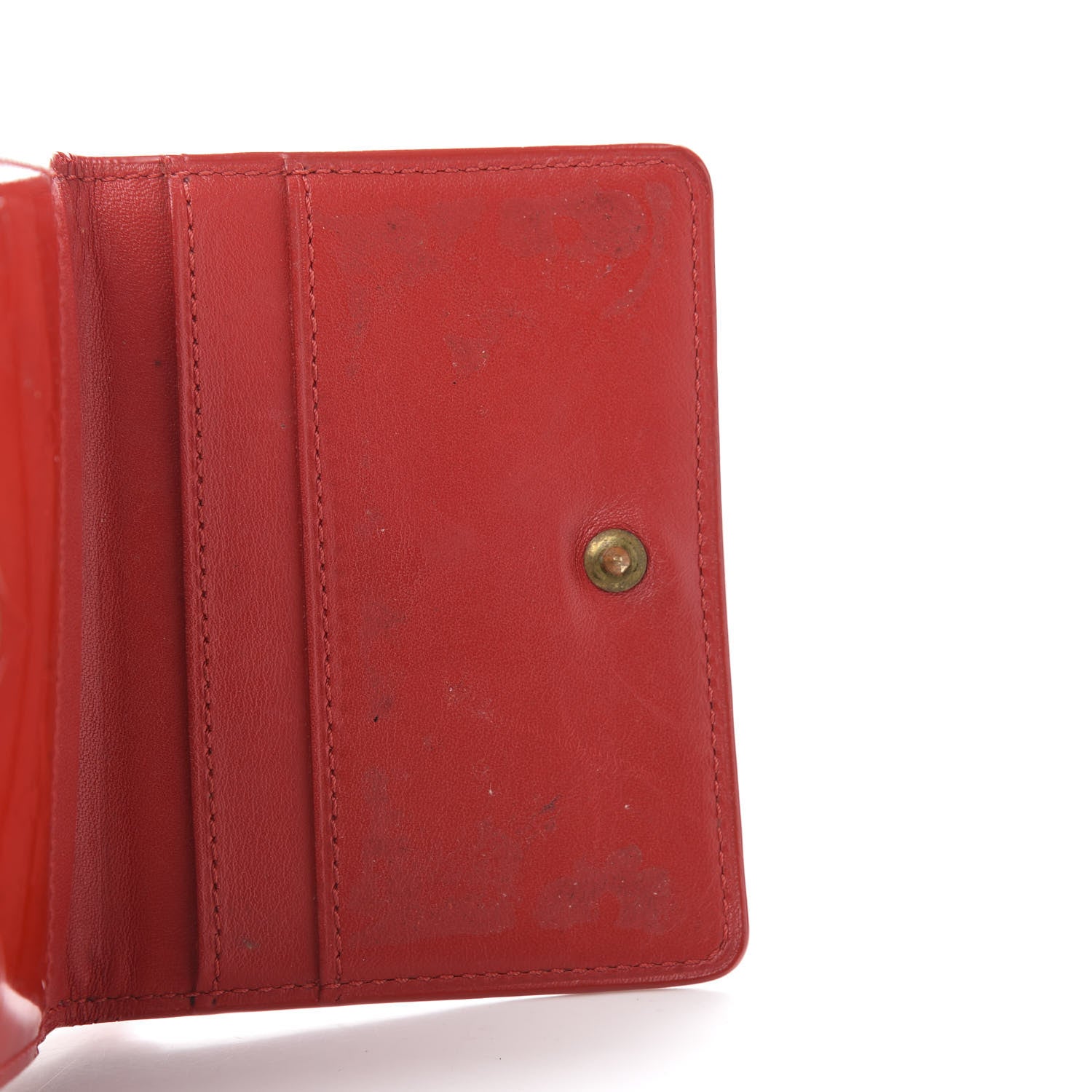 Louis Vuitton Vernis Elise Wallet Pomme D'Amour 7 of 12