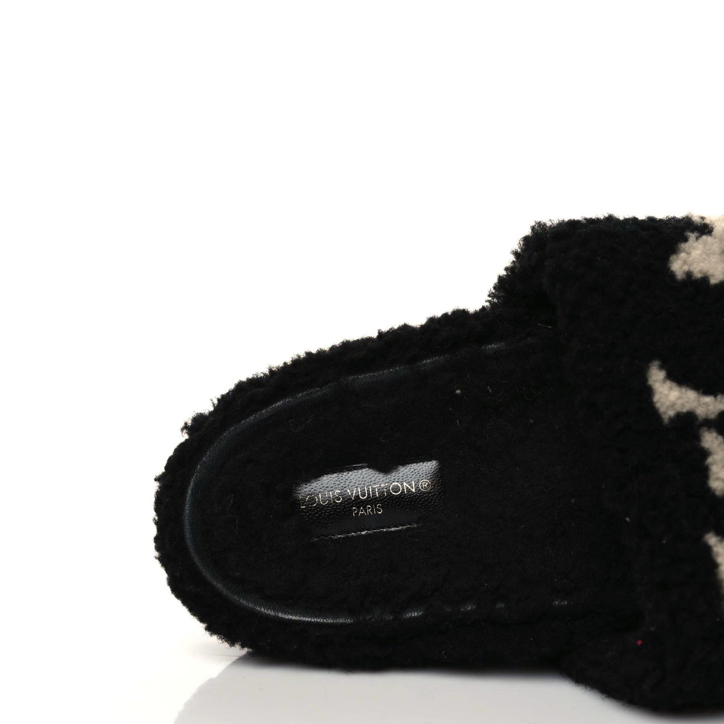Shearling Paseo Flat Comfort Mule 39 Black