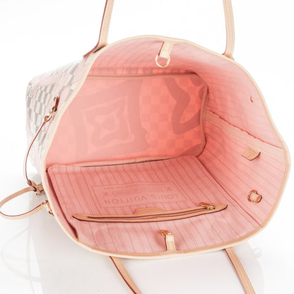 Louis Vuitton Damier Azur Tahitienne Neverfull MM 5 of 8
