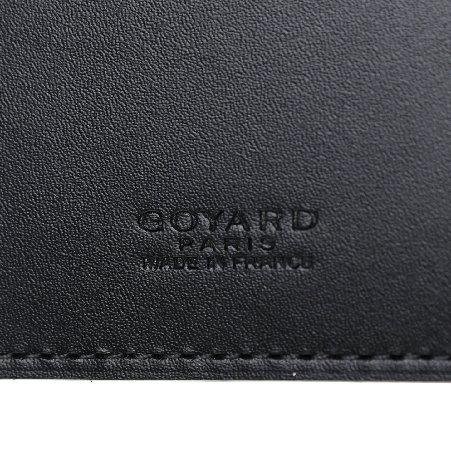 Goyardine Multi Slot Bi-Fold Wallet Black