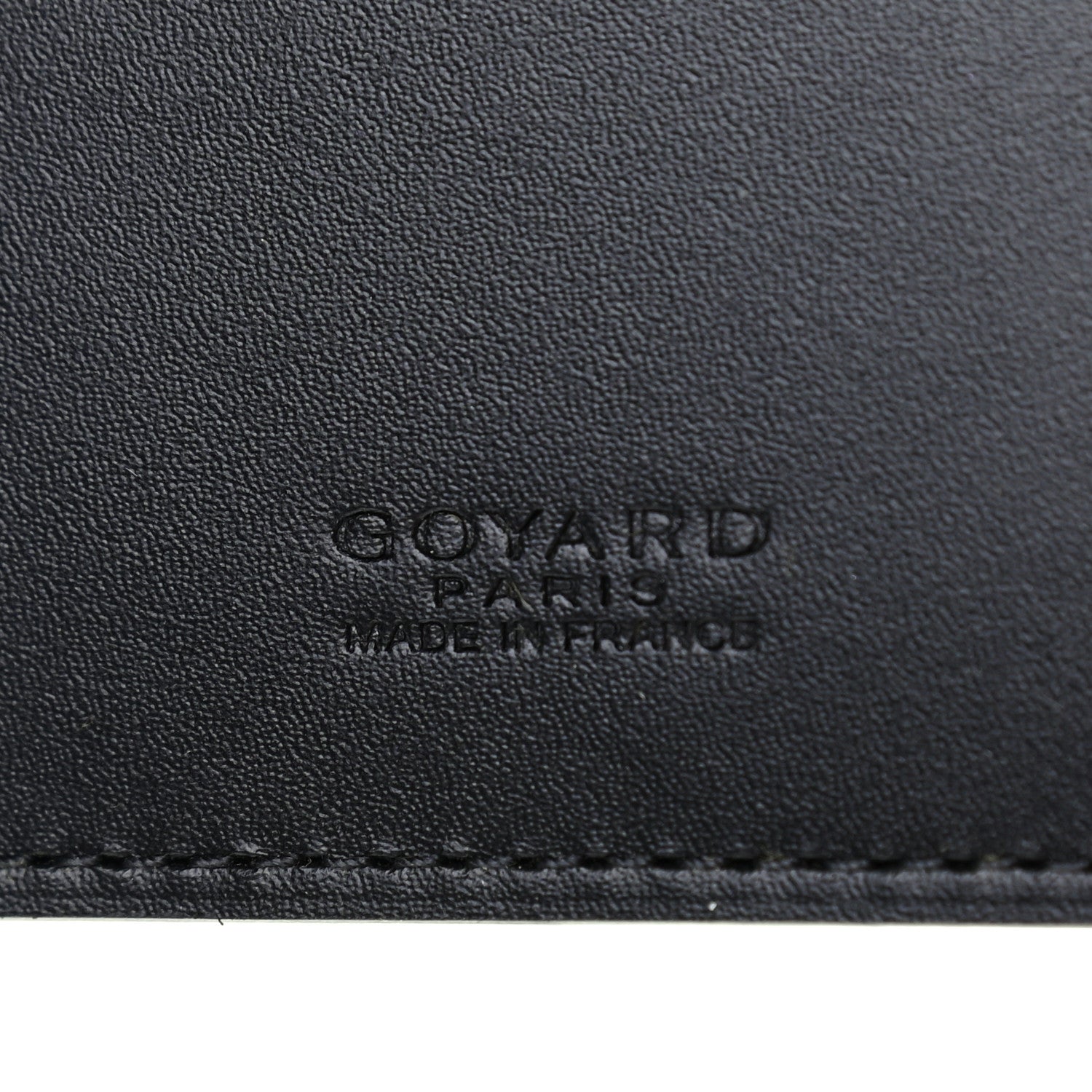 Goyard Goyardine Multi Slot Bi-Fold Wallet Black 6 of 7