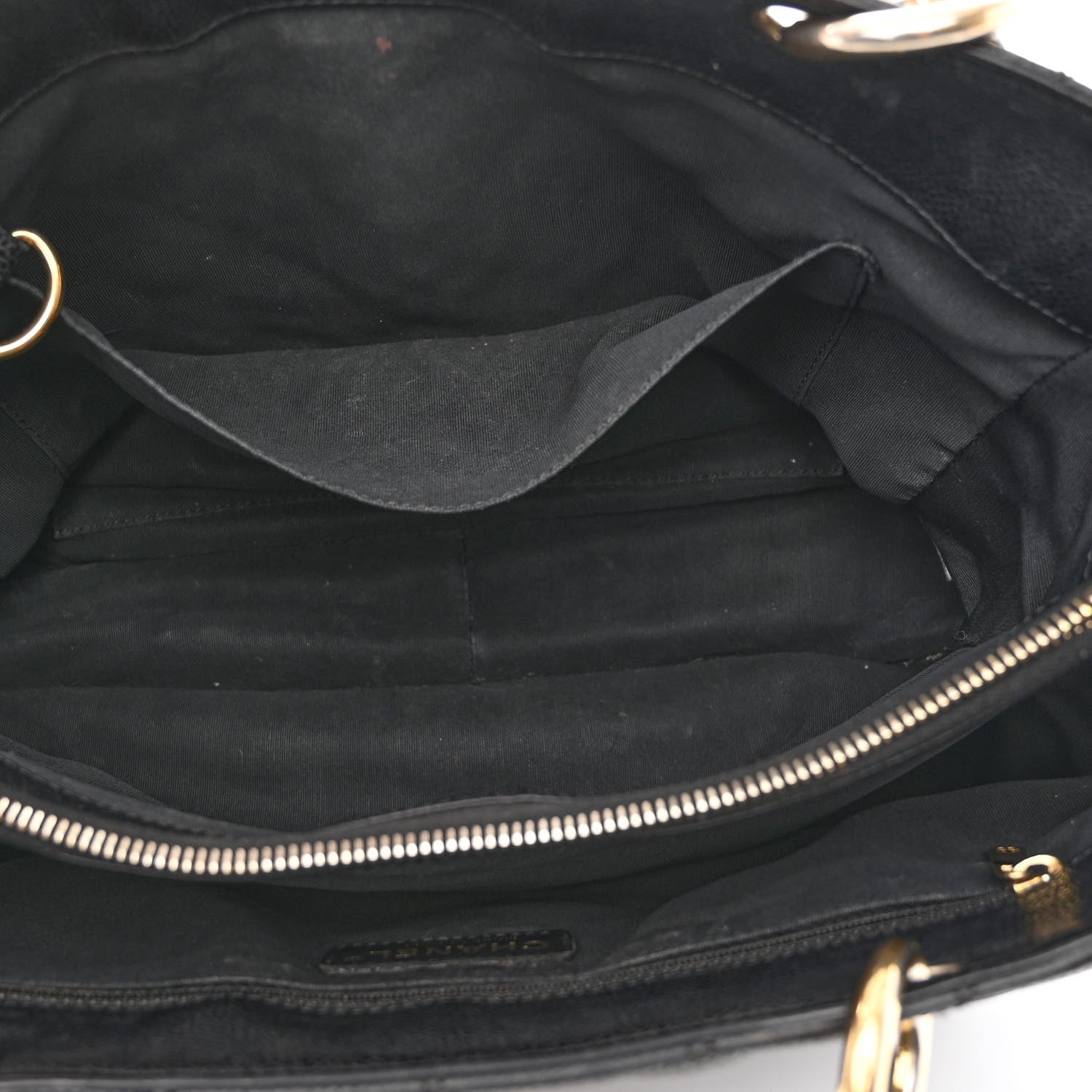 Chanel Caviar Quilted Grand Shopping Tote GST Black 7 of 11