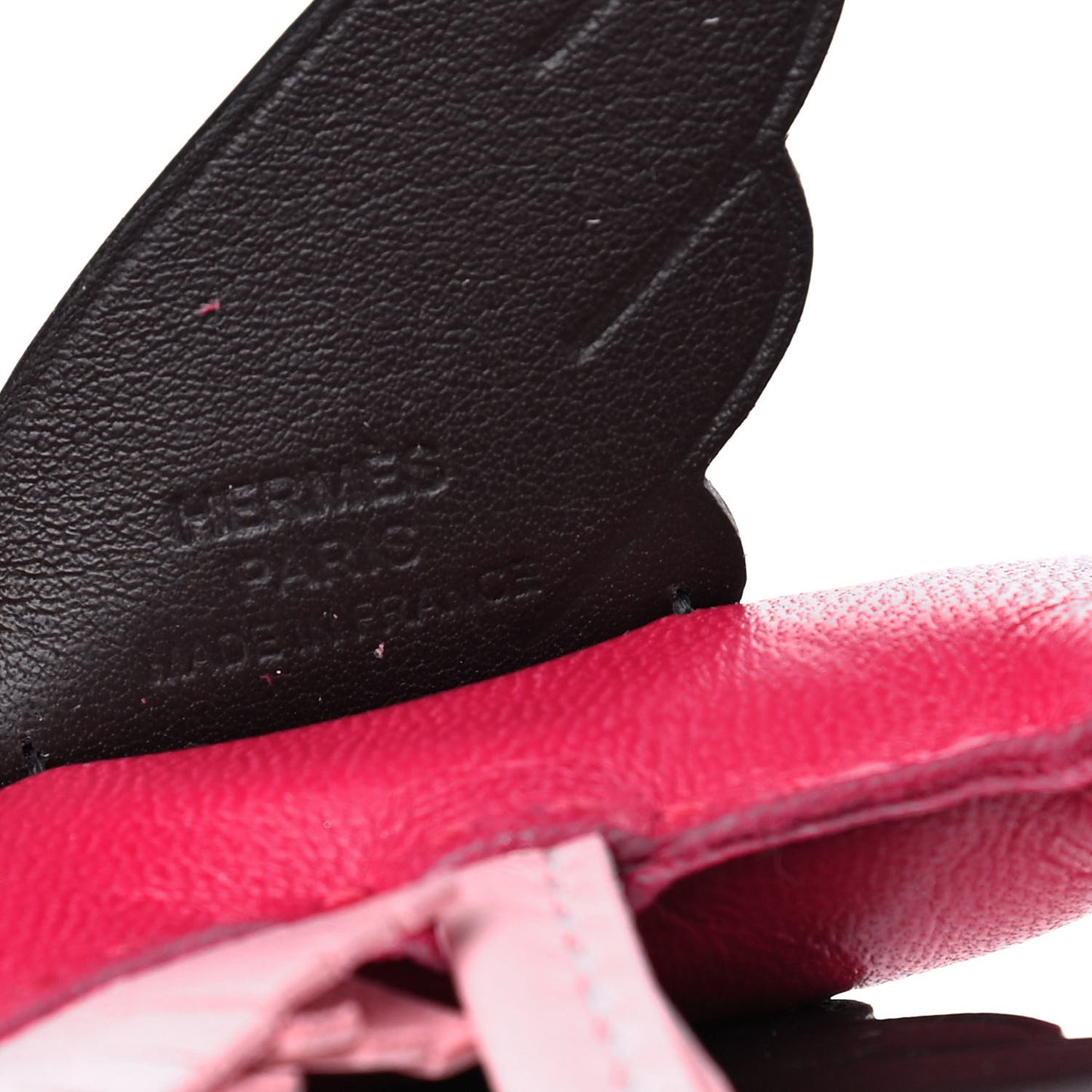Milo Lambskin Grigri Rodeo Pegase Horse Bag Charm PM Framboise Rose Sakura Rouge Sellier