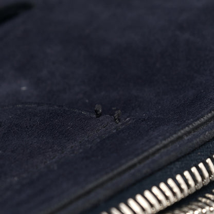 Prada Denim Suede Scamosciato Twin Pocket Tote Bleu 17 of 17
