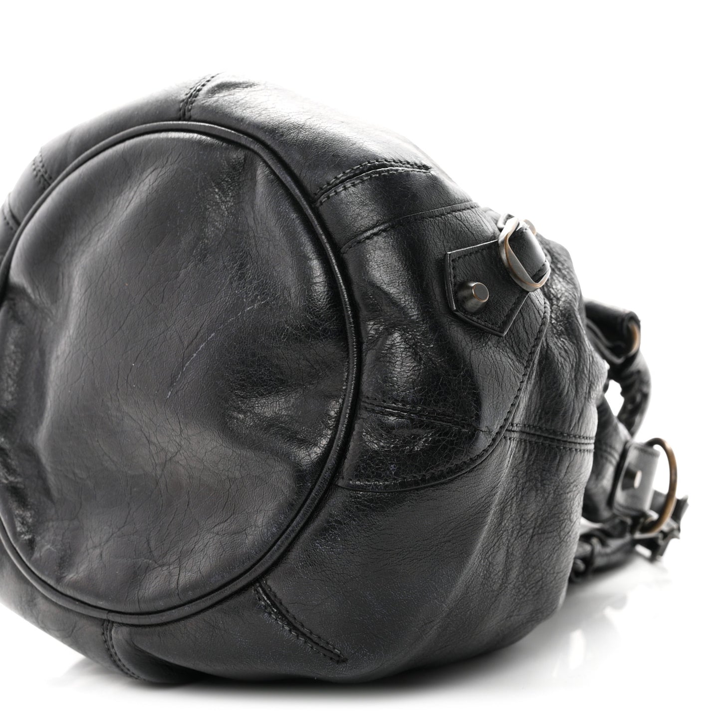 Agneau Classic Hardware Mini Pompon Dark Night