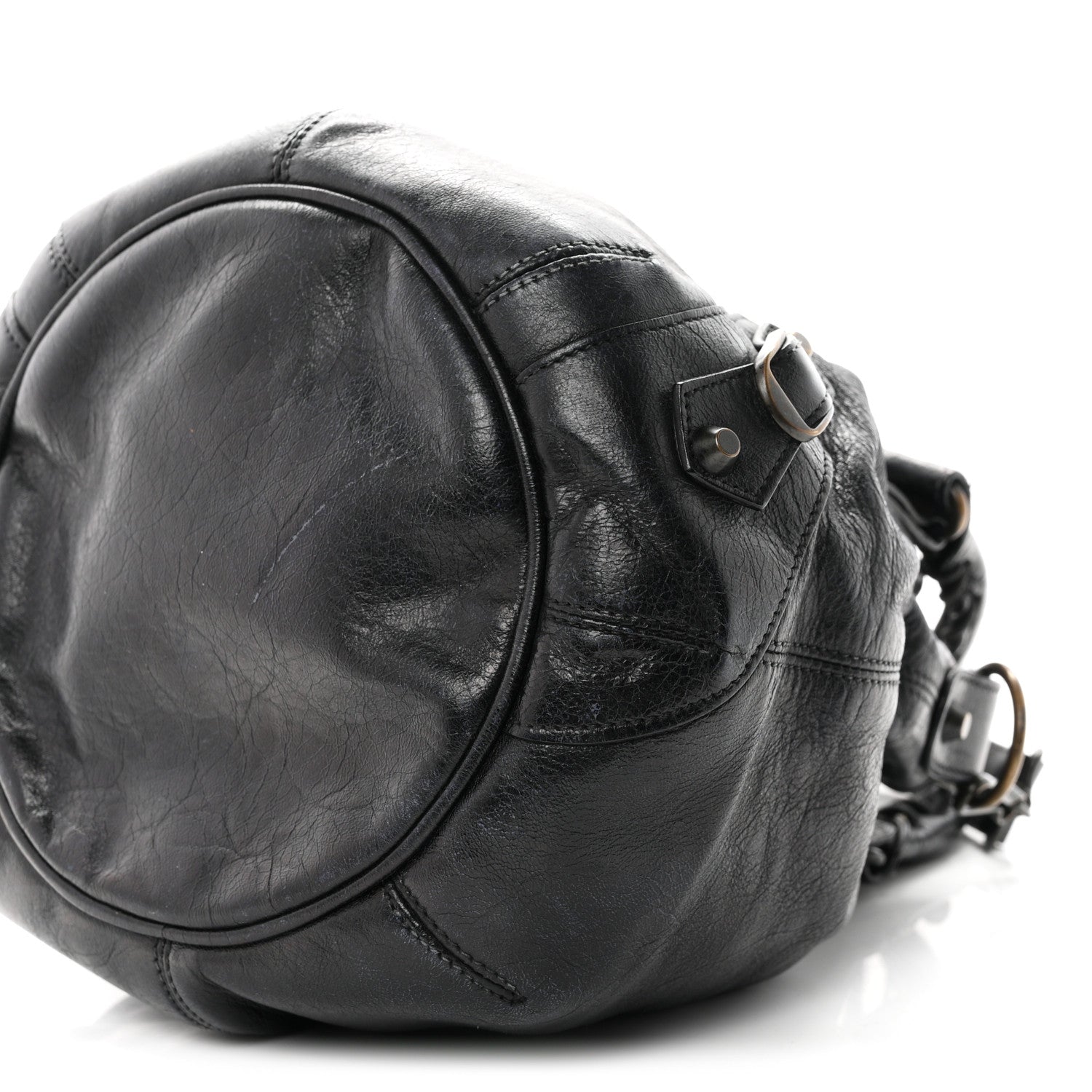 Balenciaga Agneau Classic Hardware Mini Pompon Dark Night 10 of 11