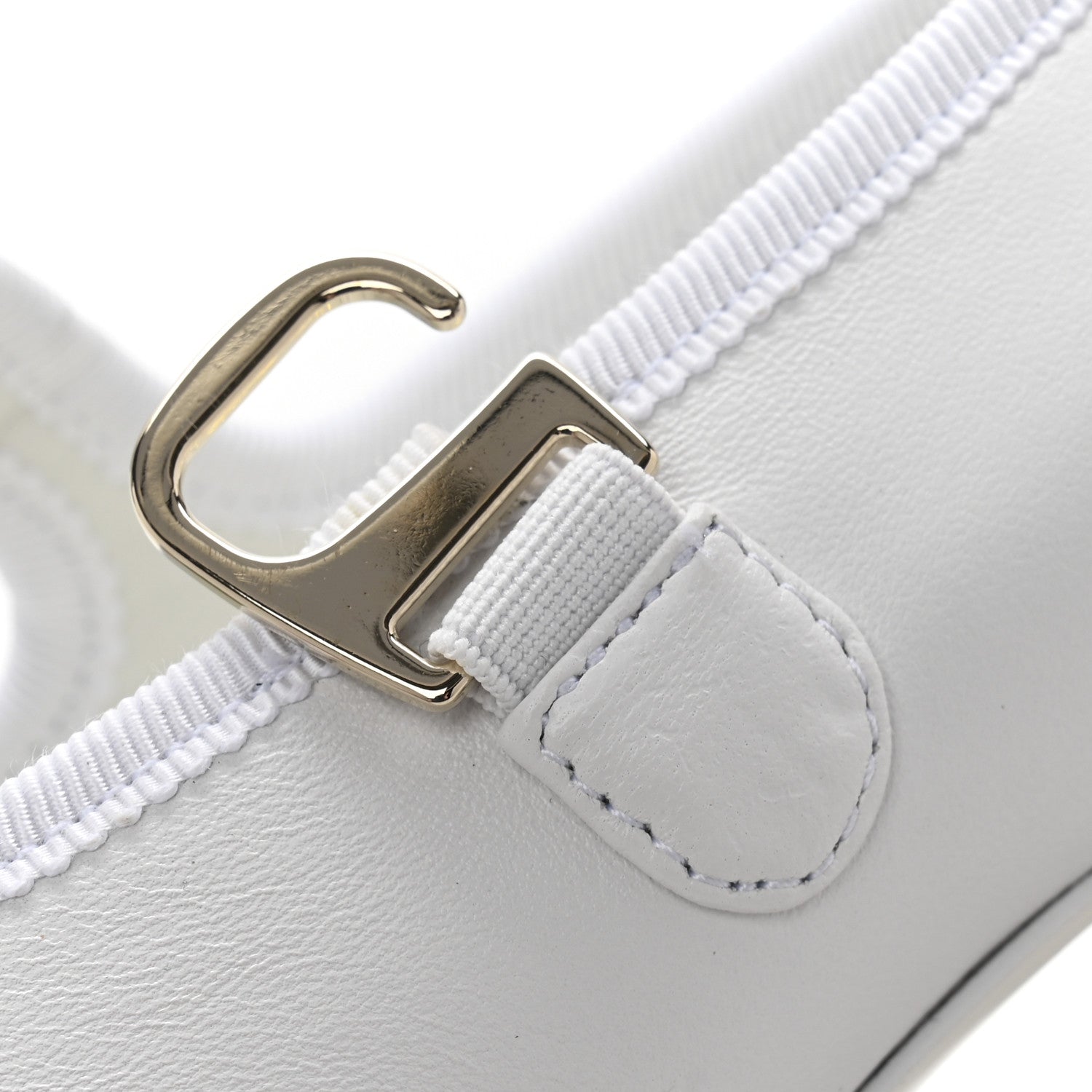 Chanel Lambskin CC Cap Toe Mary Jane Pumps 39 White Black 12 of 12