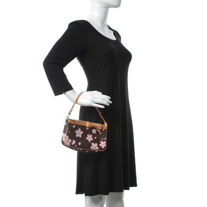 Louis Vuitton Monogram Cherry Blossom Pochette Accessories Brown 2 of 8