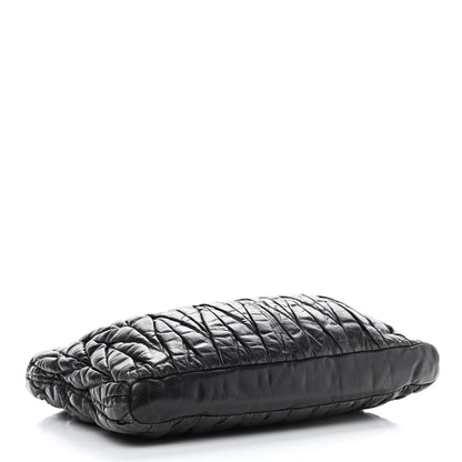 Miu Miu Nappa Matelasse Tote Black 3 of 10