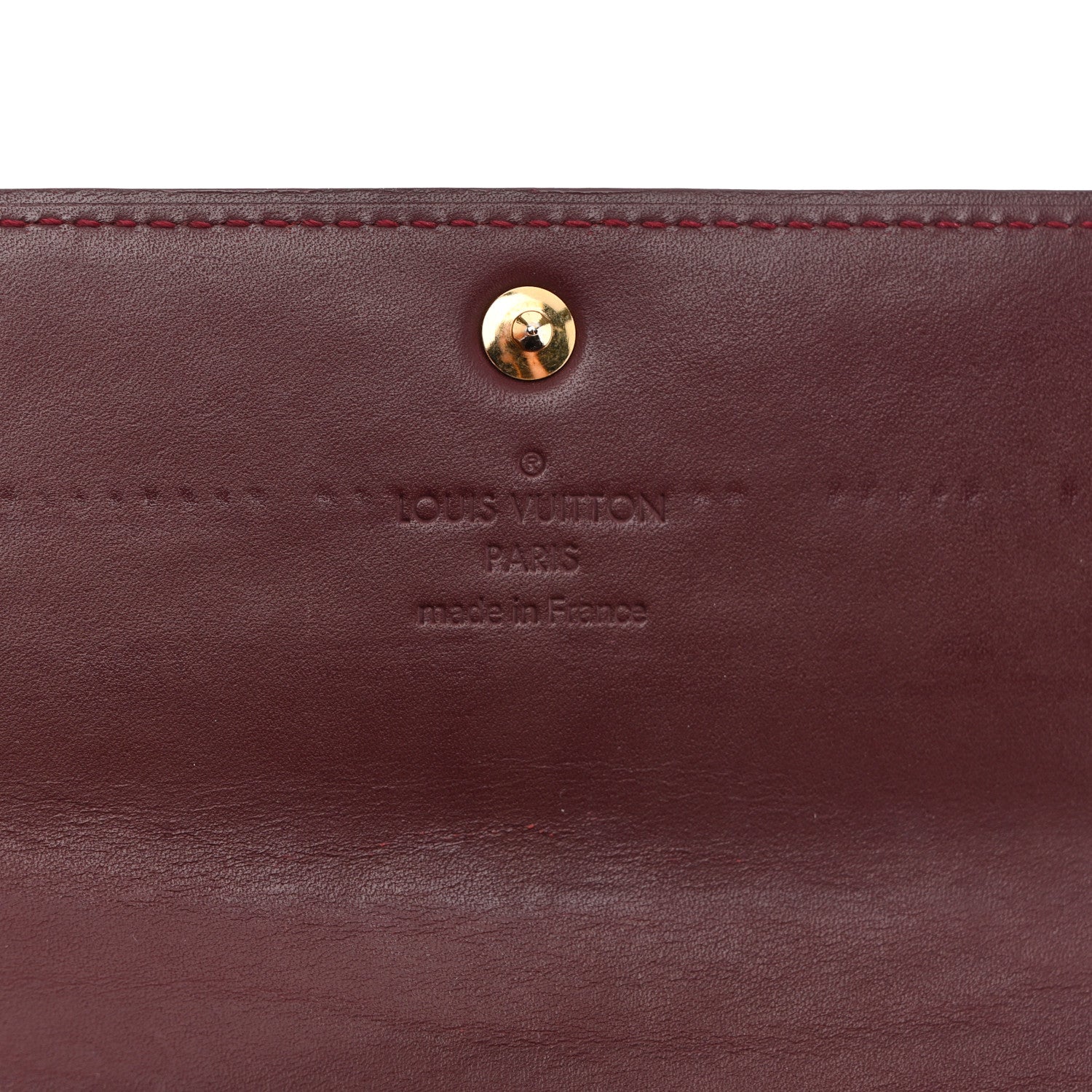 Louis Vuitton Vernis Sarah Wallet Rouge Fauviste 6 of 8