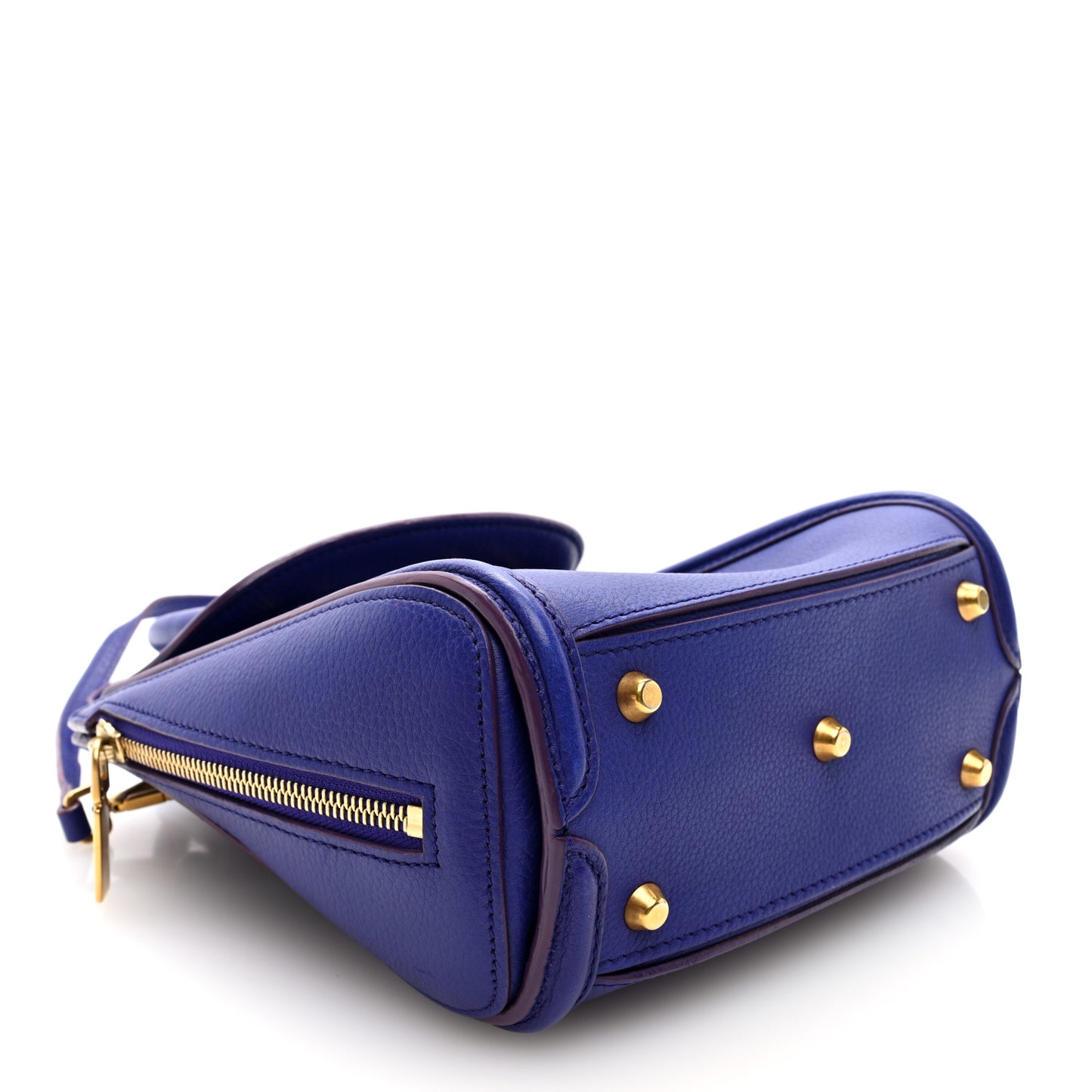 Grain Calfskin Mini Heroine Purple