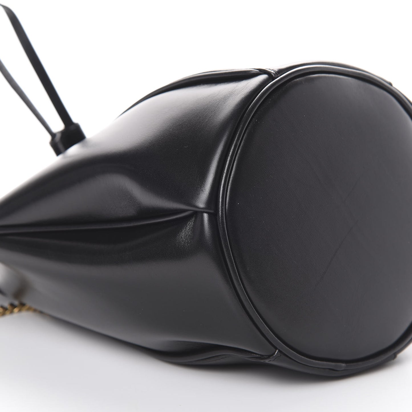 Smooth Calfskin Small Talitha Bucket Bag Black
