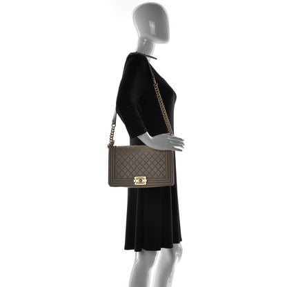 Chanel Lambskin Quilted New Medium Boy Flap Beige 2 of 15