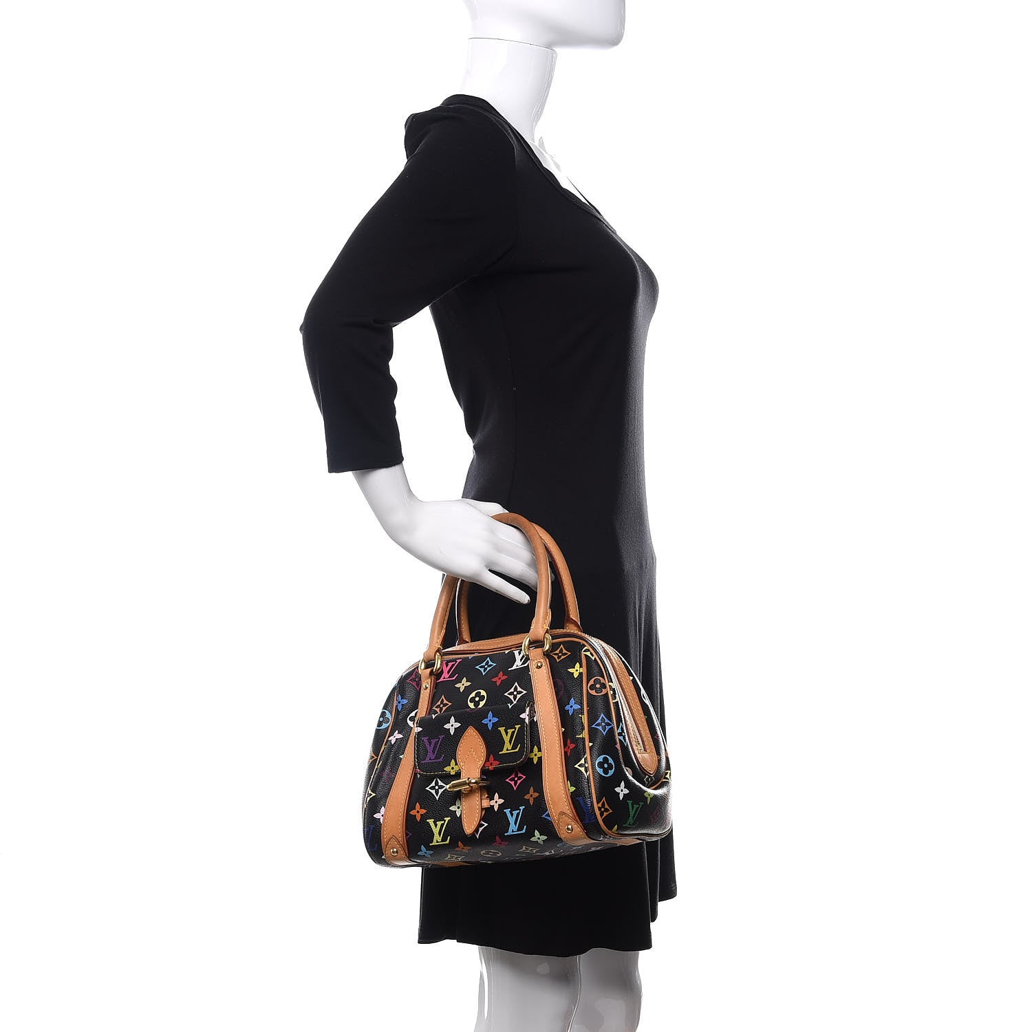 Louis Vuitton Monogram Multicolor Priscilla Black 2 of 11