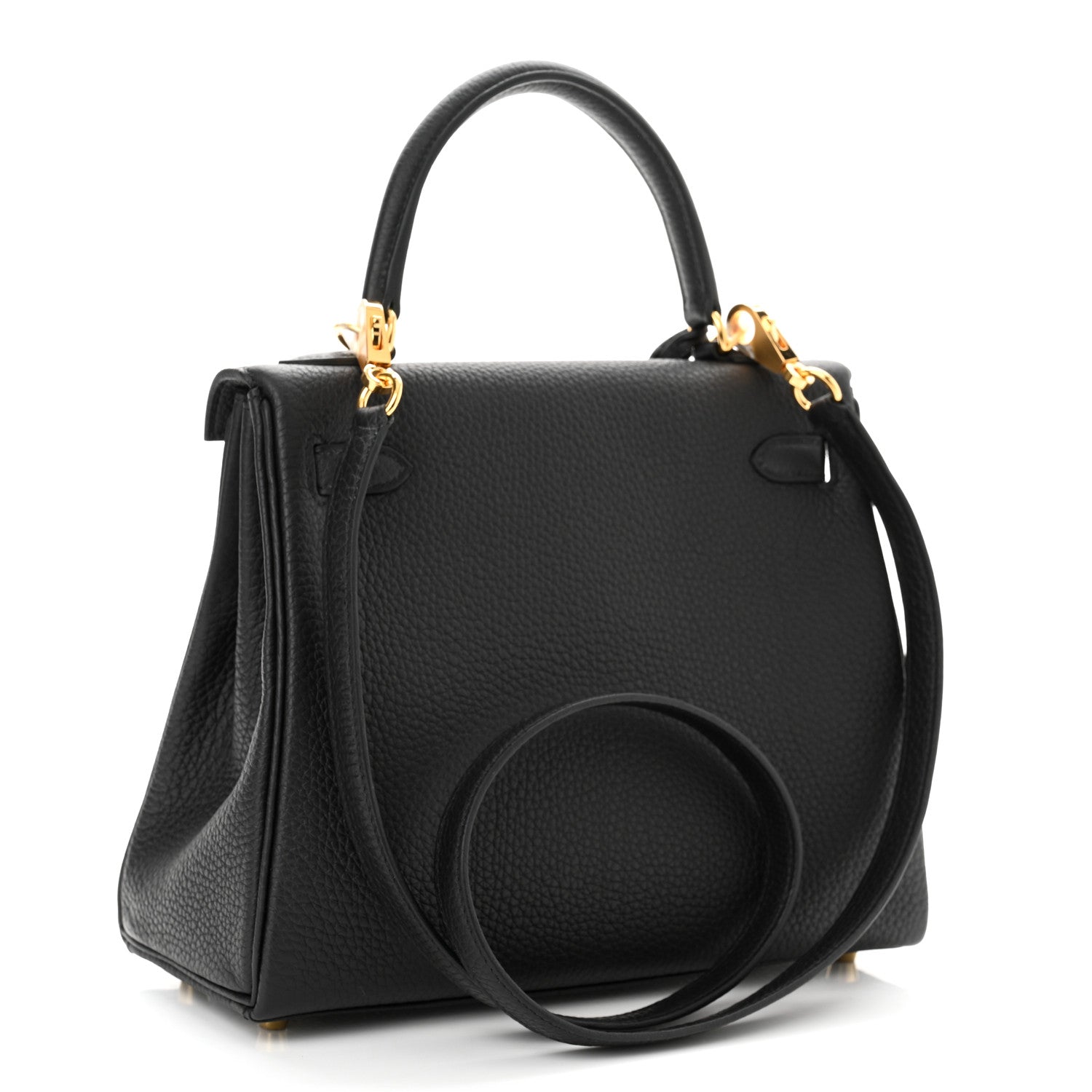 Hermes Togo Kelly Retourne 25 Black 3 of 11