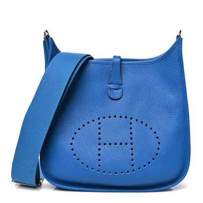 Hermes Taurillon Clemence EVELYNE III PM Mykonos 1 of 11