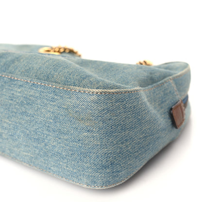 Gucci Denim Small Soho Bowler Blue 9 of 9