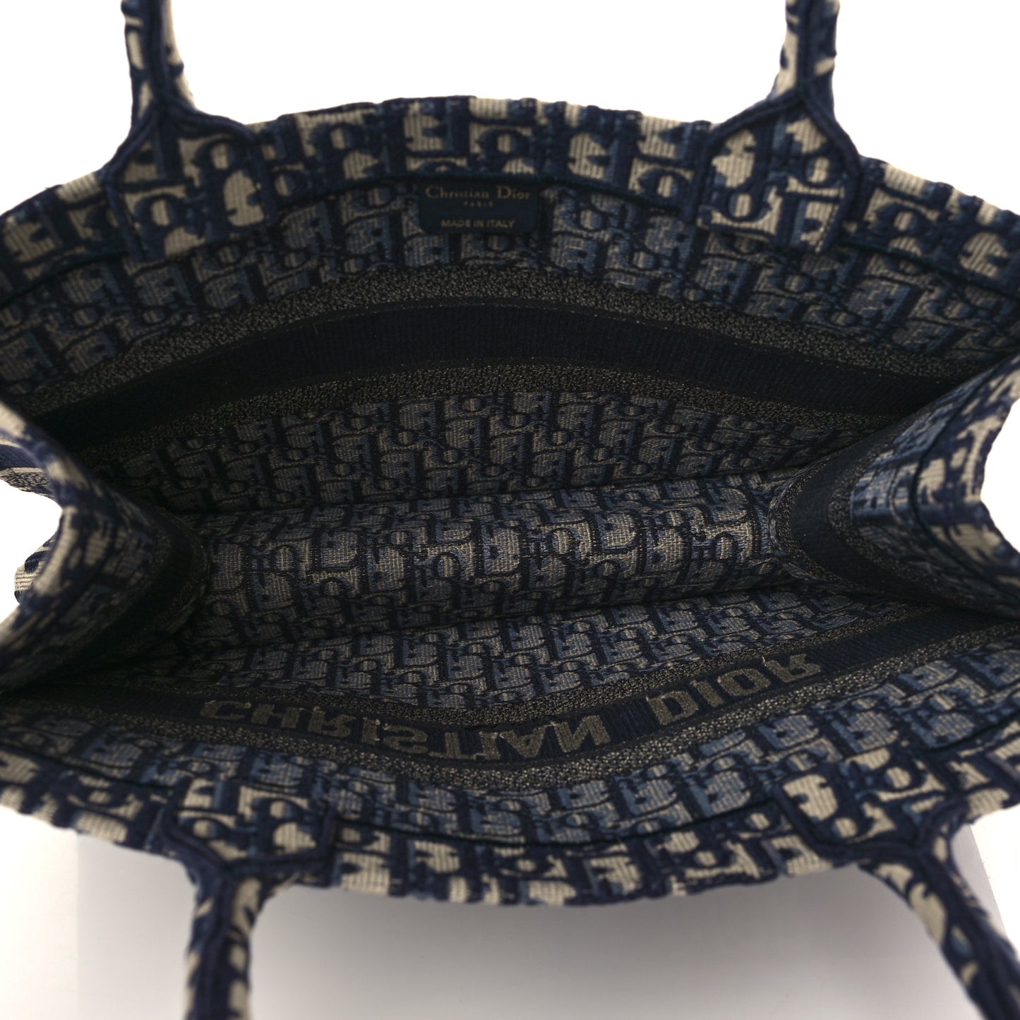 Oblique Medium Book Tote Blue Multicolor