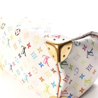 Louis Vuitton Monogram Multicolor Speedy 30 White 8 of 11