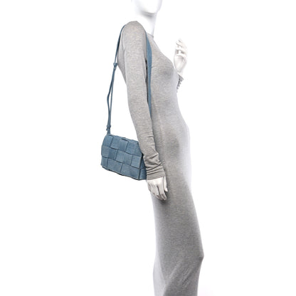Bottega Veneta Denim Maxi Intrecciato Cassette Crossbody Bag Washed Indigo 2 of 9