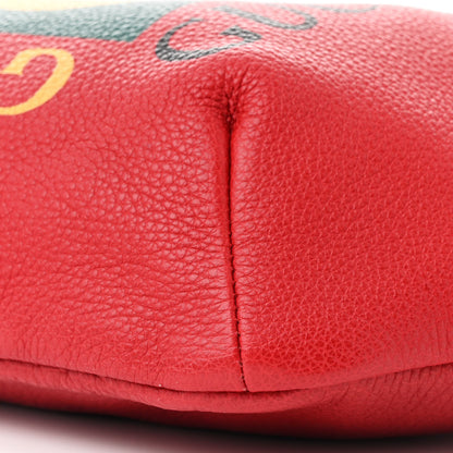 Gucci Grained Calfskin Logo Belt Bag Hibiscus Red 10 of 10
