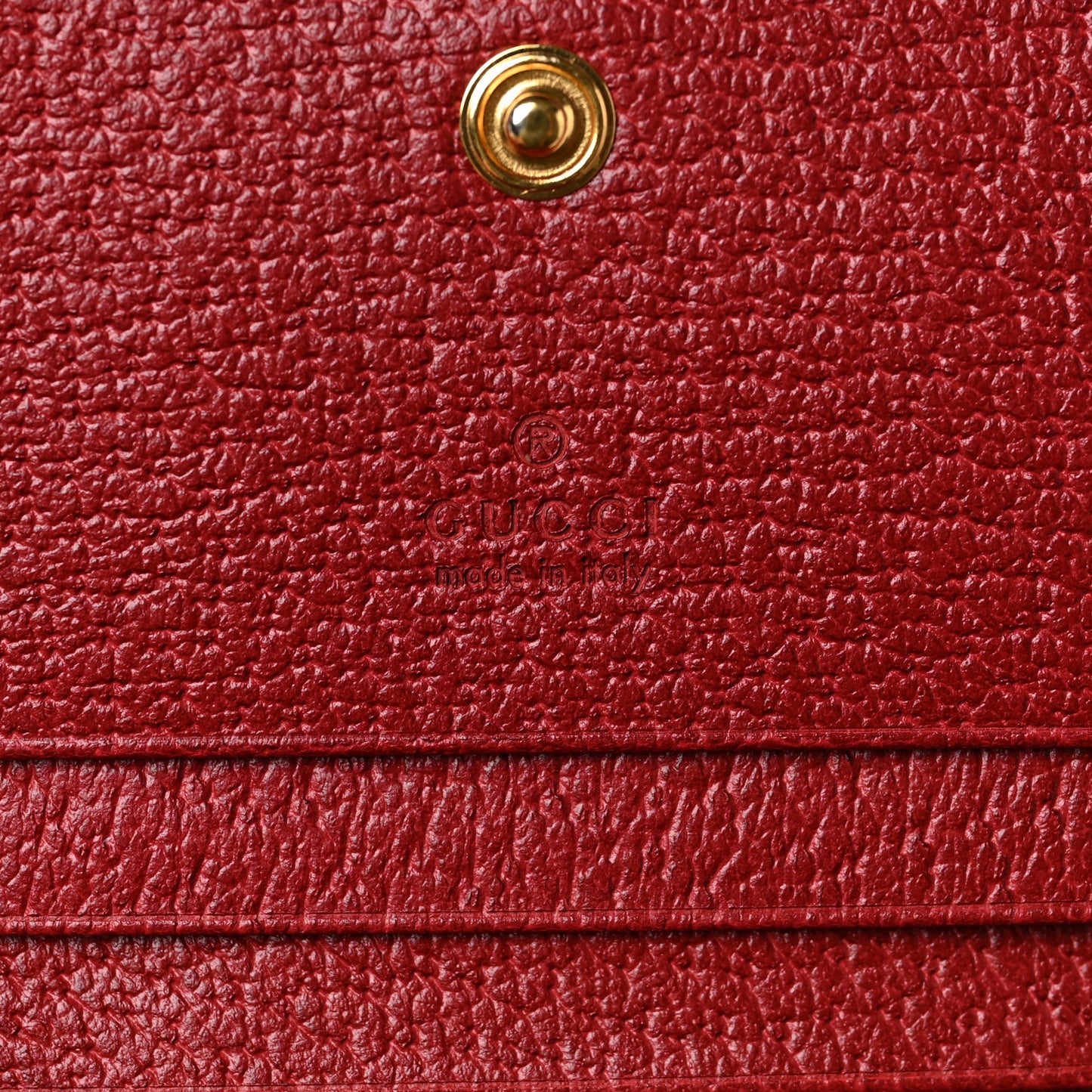 GG Supreme Monogram Flora Web Ophidia Card Case Red